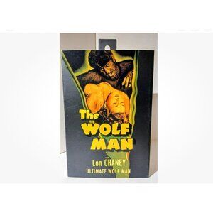 The Wolfman With Lon Chaney Ultimate Wolfman, Black and White NECA, New In Box.